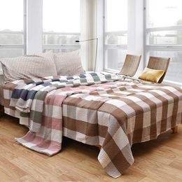 Blankets Children Blanket 150 200 CM Muslin Cotton Bedding 3 Layers Kids Thick Swaddling Adults Autumn Receiving