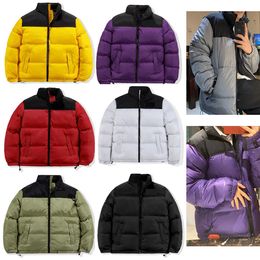 NF puffer mens down jacket faced Coats Tops Outwear embroidery Stand Collar Loose Thick zipper Fashion winter jackets outerwear RECYCLED BLACK THYME red goose down the north face