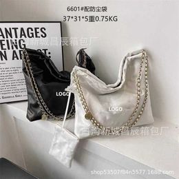 12% OFF Bag 2024 New Launch Designer Handbag Early Launch New Lingge Chain Bar Mother One Shoulder Portable Tote Large Capacity Garbage Water Bucket