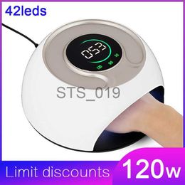 Nail Dryers UV LED Lamp For Nails 42LEDs Gel Polish Drying Lamp Wave Polish Machine With Touch Screen Nail Dryer Professional Manicure Tools x0828