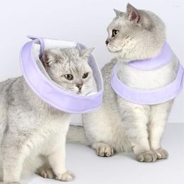 Dog Collars Cat Cone Collar To Stop Licking Scratching Wounds Adjustable E-Collar After For Cats Kittens (M)