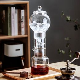 Su Şişeleri Buz Damla Kahve Makinesi Ev Soğuk Demleme Pot Drip Tip Buz Brewer Cihaz Seti 230828