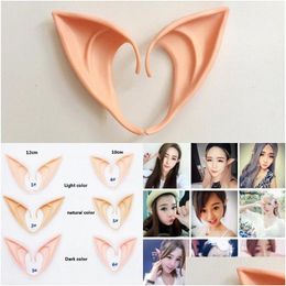 Other Festive Party Supplies Halloween Cosplay Ear Mysterious Elf Ears Fairy Accessores Latex Soft Prosthetic False Props Drop Deliv Dhrrq