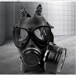 Protective Clothing 87Type Rubber Head Wear Respirator Paint Spraying Gas Mask Full Face Mask Chemical Formaldehyde Protective And Filter Accessory HKD230826