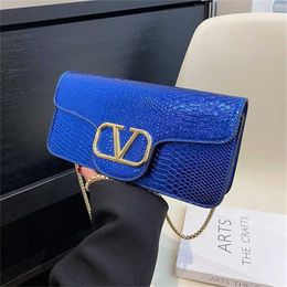 22% OFF Bag 2024 New Launch Designer Handbag Westernised Small for Women Junior High Quality Snake Pattern One Chain Women's Fashion