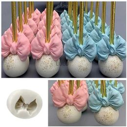 Small Size Bowknot Silicone Mold Cupcake Border Molds Fondant Chocolate Cake Mould Cake Decorating Tool Baking Accessories HKD230828
