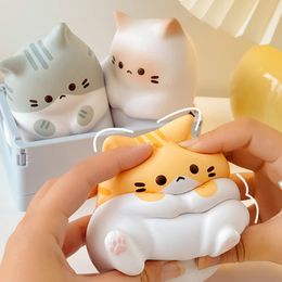 Decompression Toy Cartoon Cat Squishy Toy Stress-Relief Soft Squeeze Toy Decompression Toy Animal Healing Stress Creative PU Cat Decoration Gifts 230827