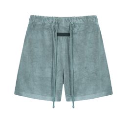Casual Towel Fabric Shorts Trunks Europe Summer Plus Size Men Fashion Drawstring Bottoms 23Fw Aug 28th