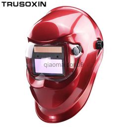 Protective Clothing Solar Auto Darkening Electric True Colour Wlding Mask/Welder Cap/Welding Lens/ Mask for Welding Machine and Plasma Cutting Tool HKD230825