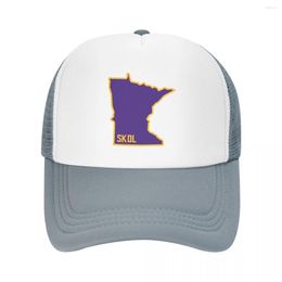 Ball Caps Skol MN Outline Baseball Cap Fashion Women Hat Men'S