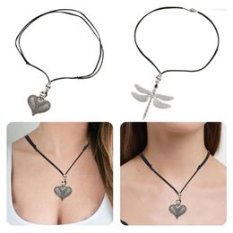 Pendant Necklaces Simple Love Aesthetic Necklace Fashion Clavicle Chain Women Girls Wedding Jewellery Party Birthday Gift