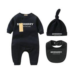 Rompers Infant Born Baby Girl Designer Brand Letter Costume Overalls Clothes Jumpsuit Kids Bodysuit For Babies Outfit Romper Outfi Bib Dhgpg