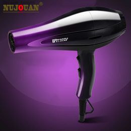 220V New Blow Dryer Household High-power 2000W Hair Dryer Electric Hair Dryer Household Salon Hairdressing Blow Canister EU Plug Q230828