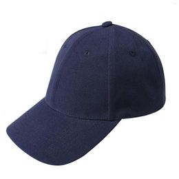 Ball Caps Men And Women Baseball Cap Blank Hat Solid Colour Sun Spring Fashion Embroidered Women'S Summer
