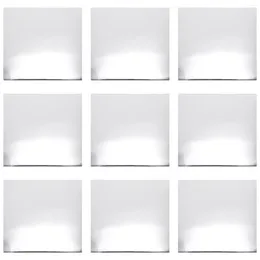 Wall Lamp Acrylic Mirror Sticker Bedroom Tile Adhesive Decoration Home Gym Tiles Self