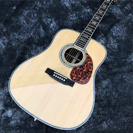 Top Quality 41 Inches D Type Solid Spruce Top Acoustic Guitar Rosewood Back and Sides
