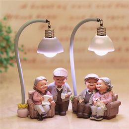 Other Event Party Supplies Creative Couple Presents Wedding Anniversary Gift To Wife Husband Girlfriends Gift Old Man Old Woman Home Living Room 230828