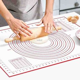 UNTIOR 1PCS Kneading Dough Mat Silicone Baking Mat Pizza Cake Dough Maker Kitchen Cooking Grill Gadgets Bakeware HKD230828