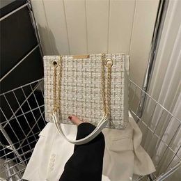 Evening Bags Atmosphere Commuting Fashion Simple Texture Chain Shoulder Bag for Women's Autumn/winter Fashionable Underarm Tote 230828