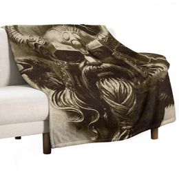 Blankets Odin Throw Blanket Flannel Fabric Sofa Bed Personalised Gift