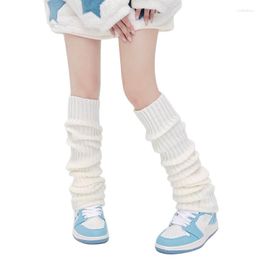 Women Socks 49 Cm Women's Sexy Girls JK Japanese Solid Colour Stacked Knee-High Fashion Sweat Absorbing Long