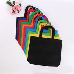 Shopping Bags 20 pieces Non Woven shopping tote bag Eco Promotional Recyle eco handbags Bag Tote Customise 230828