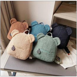 School Bags Bear Portable Backpack For Kids Travel Shopping Cute Bear-shaped Shoulder Women Mini