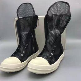 Boots 2023 Summer Black Men Breathable Fashion Flat Shoes 20/10E50