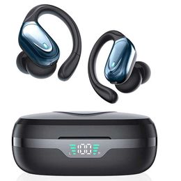 True Wireless Headphones TWS Bluetooth Earbuds Headsets Deep Bass Earphones mic LED Power Display for Sport Workout Running Gym HKD230828 HKD230828