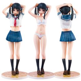 Finger Toys 28cm Union Creative Kantoku Sailor Fuku no Mannaka Sexy Anime Figure Sailor Suit Action Figure Adult Anime Girl Figure Doll Toys