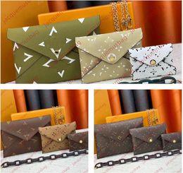 POCHETTE KIRIGAMI 3 in 1 handbag designer chain bag women Clutch wallet Hobo purse Zero pouch men Credit card Passport pocket Daily articles storage bag dhgate M62034