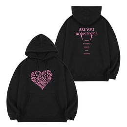 Men's Hoodies Sweatshirts Women Hoodie Black Pink Cotton Fleece Girl Hooded Shirt Letters Printed Sweatshirt Men Women Clothing Tops 230829