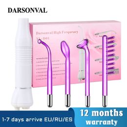 Face Care Devices DARSONVAL Apparatus High Frequency Machine Acne Tools Face Massager D'arsonval Skin Care Beauty Spa Darsonval For Hair 230828