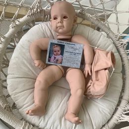 Dolls 23Inch Reborn Doll Kit Maggi with COA Limited Edition Kit Soft Touch Vinyl Doll Kit Unpainted Unfinished Doll Parts 230829