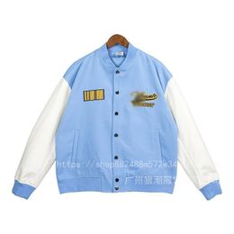 Mens Jackets VETEMENTS Jacket Men Women 1 1Splicing Clashing Colour Baseball Suit VETEMENT Embroidered Letter 230829