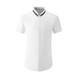 Men's Casual Shirts High Quality Luxury Jewelry Cotton Office Men Business Shirt Long-Sleeved Formal Dress Ready-To-Wear Non-Iron Shirtgood