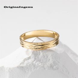 Wedding Rings 14K Gold Filled Handmade Thick Ring Custom Stacking Tarnish Resistant Jewelry Dainty Simple Waterproof 230828