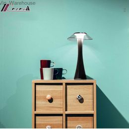 Slim Bedside Table Lamps Eyes Protection USB Charging Smart Touch Switch Restaurant Desk Light Crystal Creative HKD230829 HKD230829