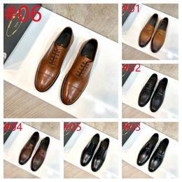 High quality original 1:1 Designers Men Shoes Fashion Leather Doug Casual Flat Tassels Slip-On Driver Dress Loafers Pointed Toe Moccasin Wedding Shoes