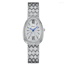 Wristwatches Stock Snake Shaped Luxury Diamond Inlaid Women's Fashion Waterproof Watch