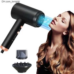 Professional Hair Dryer Foldable Hair Dryer Styling Tool With Diffuser Negative Ion Function Home Travel Mini Hair DryerPortable Q230829 Q230829