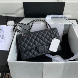 10A designer classic flap bag Fashion totes shoulder bags lambskin caviar handbag Womens cross body purses Genuine leather 1:1 top quality tote purse wallet
