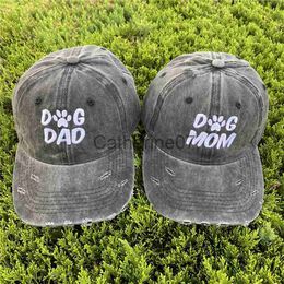 Stingy Brim Hats Outdoor Sport Baseball Caps Summer Fashion Letters DOG DAD DOG MOM Embroidery Adjustable Men Women Gorra Caps Bone Hip Hop Hats J230829