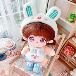 Dolls 20cm IDol Doll Anime Plush Star Dolls Cute Stuffed Customization Figure Toys Cotton Baby Doll Plushies Toys Fans Collection Gift 230829