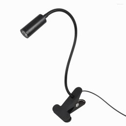 Wall Lamp Wholesale Price Energy Saving Flexible Neck Reading Light Clip On Headboard Led Desk Clamp Table For Office