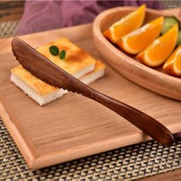 Dinnerware Sets Wood Spreaders Wooden Butter Knifes15 Pieces Eco Friendly Japanese Tableware Jagged For Cheese Sandwiches Jam