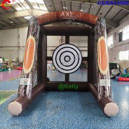 wholesale free ship outdoor activities inflatable dart board axe throwing carnival sport game for sale