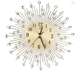 Wall Clocks Clock European Style Minimalist Circular Iron Creative Fashionable Hanging Silent Small Household