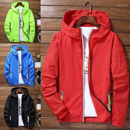 Men's Jackets Summer Autumn Sunscreen Bomber Jacket Men Women Casual Windbreaker Zipper Thin Hooded Coat Outwear Male JacketsPlus Size 6XL