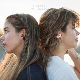 Cell Phone Earphones For Ambie Sound Earcuffs Ear Earring Wireless Bluetooth Auriculares Headset TWS Sport Earbuds earpiece kimistore6